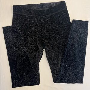 Victoria’s Secret Black Shimmering Leggings